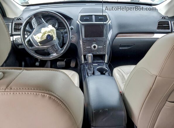 1FM5K7F80KGA84915 2019 FORD FORD EXPLORER Синий Вид панели приборов