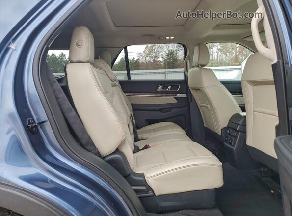 1FM5K7F80KGA84915 2019 FORD FORD EXPLORER Синий Вид задней части салона