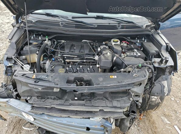 1FM5K7F80KGA84915 2019 FORD FORD EXPLORER Синий Вид подкапотного пространства