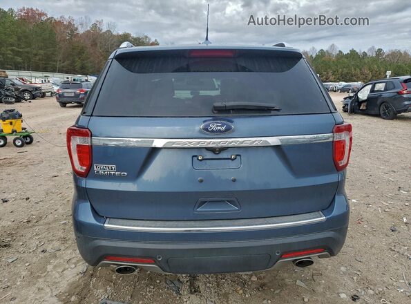 1FM5K7F80KGA84915 2019 FORD FORD EXPLORER Синий Вид сзади