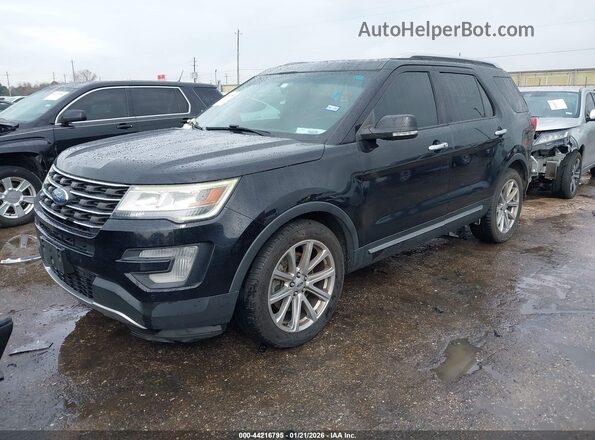 1FM5K7F89HGC33623 2017 FORD FORD EXPLORER Черный Передняя левая четверть