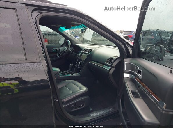 1FM5K7F89HGC33623 2017 FORD FORD EXPLORER Черный Вид салона спереди
