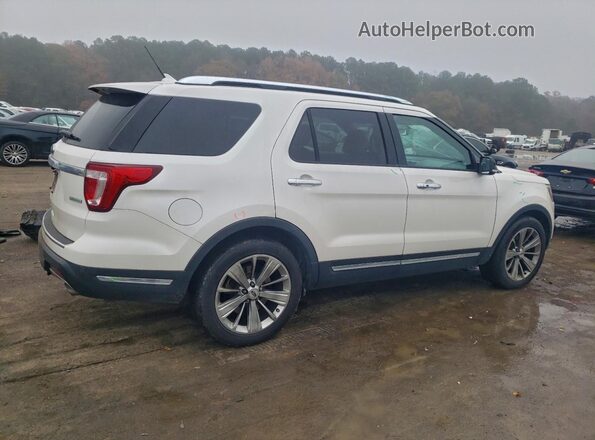 1FM5K7FH9JGA76259 2018 FORD FORD EXPLORER Белый Задняя правая четверть
