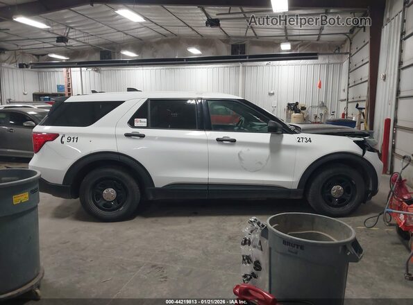 1FM5K8AB0MGA18845 2021 FORD POLICE INTERCEPTOR Белый Панорамный вид салона 360°