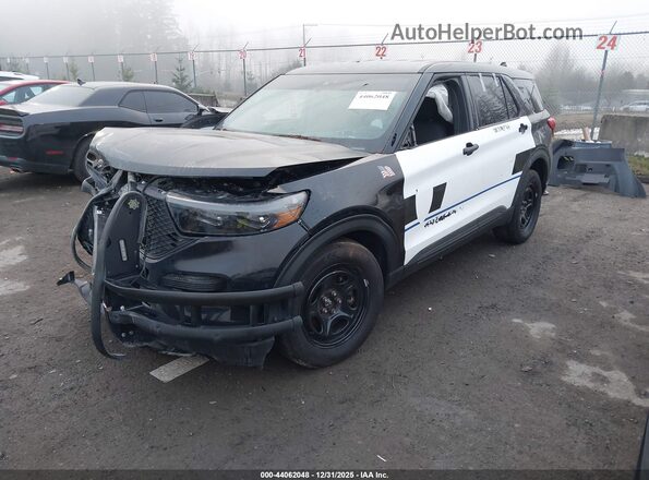 1FM5K8AB1RGA81640 2024 FORD POLICE INTERCEPTOR Black Vista tres cuartos delantera izquierda