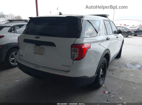 1FM5K8AB2LGD08213 2020 FORD POLICE INTERCEPTOR Белый Задняя правая четверть