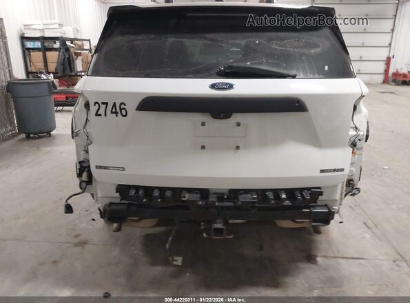 1FM5K8AB4MGA18850 2021 FORD POLICE INTERCEPTOR White Widok zestawu wskaźników