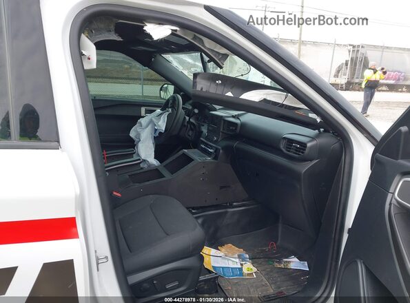 1FM5K8AB4PGA17153 2023 FORD POLICE INTERCEPTOR White Вид салону спереду