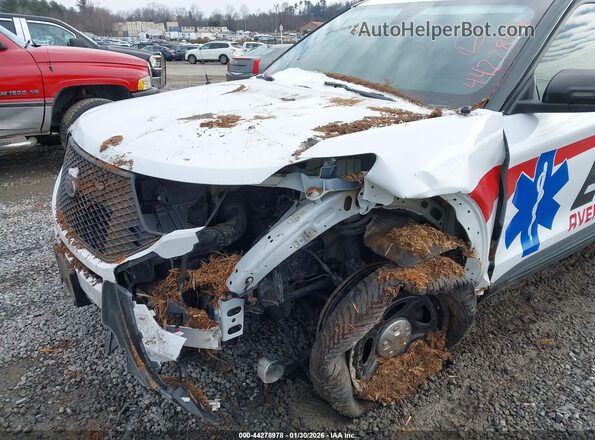 1FM5K8AB4PGA17153 2023 FORD POLICE INTERCEPTOR White Вид спереду