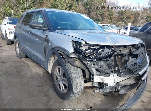 1FM5K8AB7LGA72299 2020 FORD POLICE INTERCEPTOR Silver Przód prawy