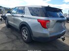 2020 Ford Police Interceptor Utility   Silver vin: 1FM5K8AB7LGA72299