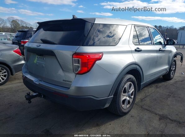 1FM5K8AB7LGA72299 2020 FORD POLICE INTERCEPTOR Silver Tył prawy