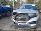 2020 Ford Police Interceptor Utility   Silver vin: 1FM5K8AB7LGA72299