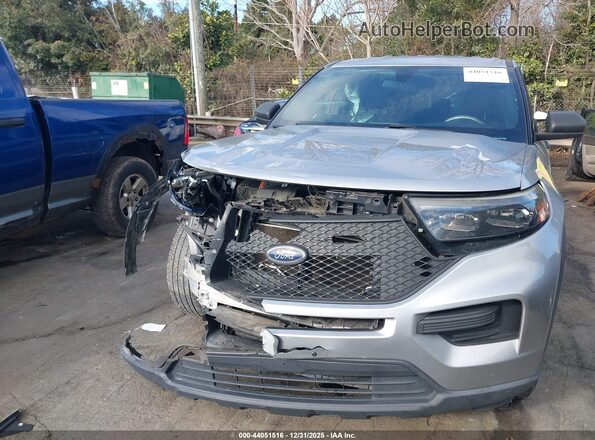 1FM5K8AB7LGA72299 2020 FORD POLICE INTERCEPTOR Silver Widok zestawu wskaźników