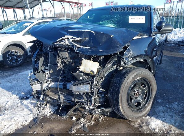 1FM5K8ABXMGA43865 2021 FORD POLICE INTERCEPTOR Black Widok z przodu