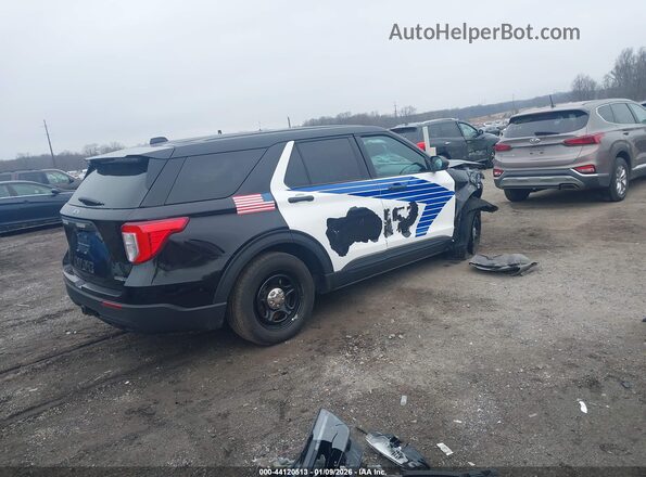 1FM5K8ABXNGC29746 2022 FORD POLICE INTERCEPTOR Черный Задняя правая четверть