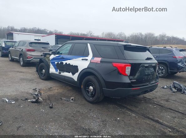 1FM5K8ABXNGC29746 2022 FORD POLICE INTERCEPTOR Черный Задняя левая четверть
