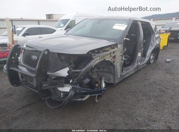 1FM5K8AC4LGA55503 2020 FORD POLICE INTERCEPTOR Серый Передняя левая четверть