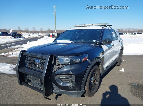 1FM5K8AC7MNA02663 2021 FORD POLICE INTERCEPTOR Белый Передняя левая четверть