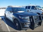 2021 Ford Police Interceptor Utility   Белый vin: 1FM5K8AC7MNA02663