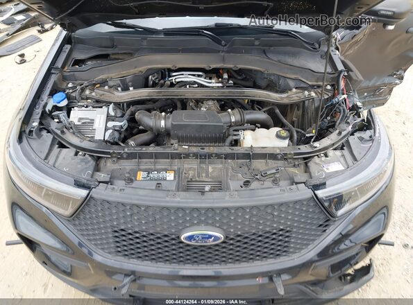 1FM5K8AC8RGA48028 2024 FORD POLICE INTERCEPTOR Black Widok z tyłu
