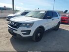 2016 Ford Utility Police Interceptor   Белый vin: 1FM5K8AR0GGA46856