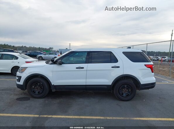 1FM5K8AR0JGC75948 2018 FORD POLICE INTERCEPTOR White Панорамний вид салону 360°
