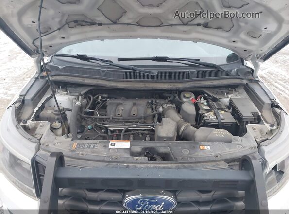 1FM5K8AR2GGC73207 2016 FORD UTILITY POLICE INTERCEPTOR White Widok z tyłu