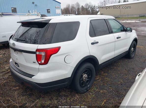 1FM5K8AR2JGA58272 2018 FORD EXPLORER Белый Задняя правая четверть