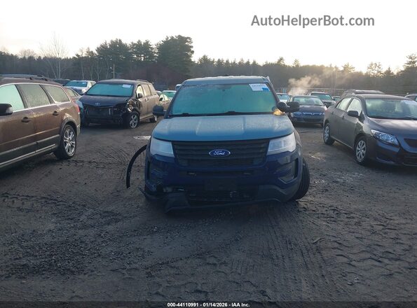 1FM5K8AR2KGA79205 2019 FORD POLICE INTERCEPTOR Blue უკანა სალონის ხედი
