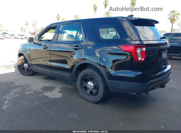 1FM5K8AR3HGA62910 2017 FORD UTILITY POLICE INTERCEPTOR Black Tył lewy