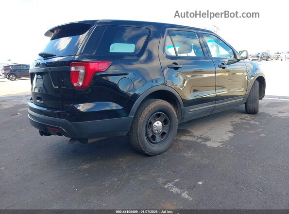 1FM5K8AR3HGA62910 2017 FORD UTILITY POLICE INTERCEPTOR Black Tył prawy
