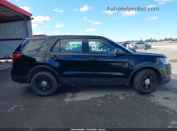1FM5K8AR3HGA62910 2017 FORD UTILITY POLICE INTERCEPTOR Black Widok wnętrza z tyłu
