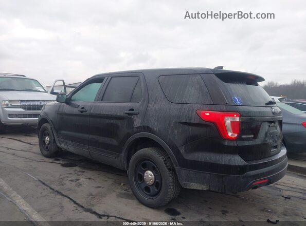 1FM5K8AR3HGC90342 2017 FORD UTILITY POLICE INTERCEPTOR Black Задня ліва чверть