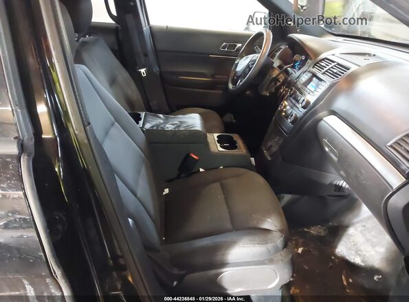 1FM5K8AR7JGC43000 2018 FORD POLICE INTERCEPTOR Black Вид салону спереду