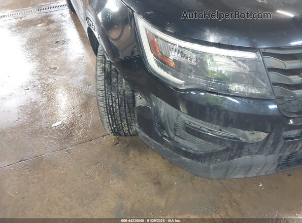 1FM5K8AR7JGC43000 2018 FORD POLICE INTERCEPTOR Black Вид щитка приладів