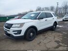 2017 Ford Utility Police Interceptor   White vin: 1FM5K8AR8HGA62854