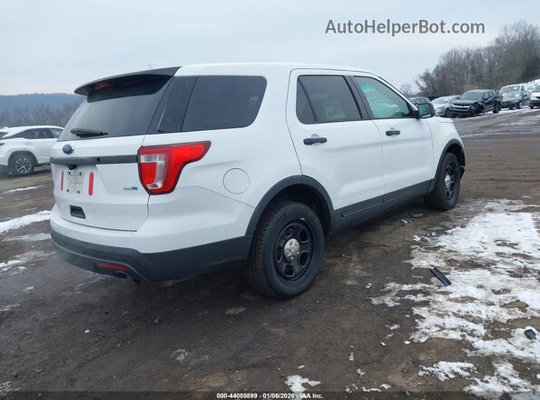 1FM5K8AR8HGA62854 2017 FORD UTILITY POLICE INTERCEPTOR White Tył prawy