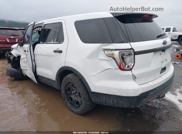 1FM5K8AR9GGC73639 2016 FORD UTILITY POLICE INTERCEPTOR White Tył lewy