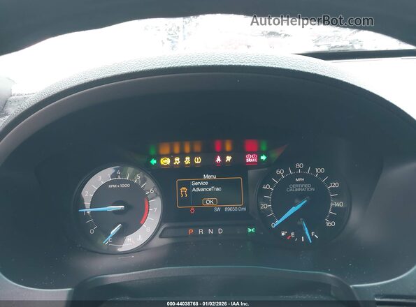 1FM5K8AR9GGC73639 2016 FORD UTILITY POLICE INTERCEPTOR White Widok tylnych siedzeń