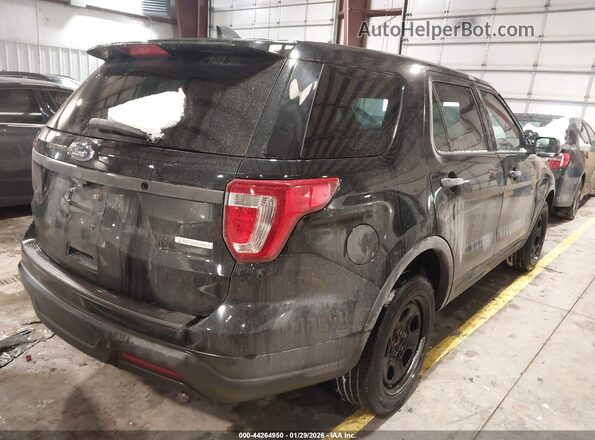 1FM5K8AT0JGC17317 2018 FORD POLICE INTERCEPTOR Black Trasero derecho