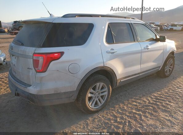 1FM5K8D84JGA60530 2018 FORD FORD EXPLORER Белый Задняя правая четверть