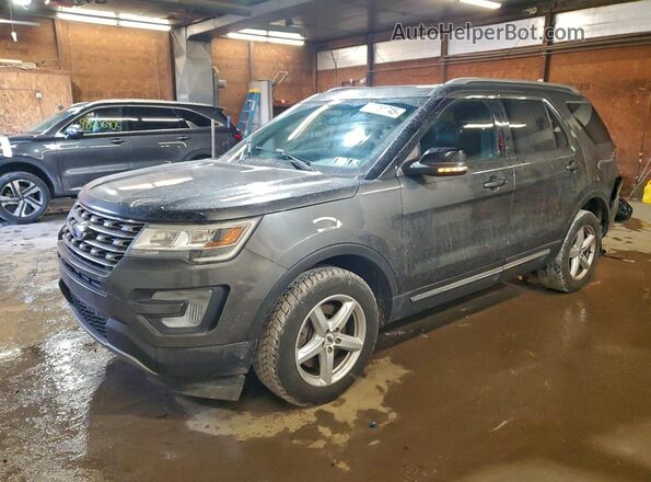 1FM5K8DH4HGA31278 2017 FORD FORD EXPLORER Угольный Передняя левая четверть