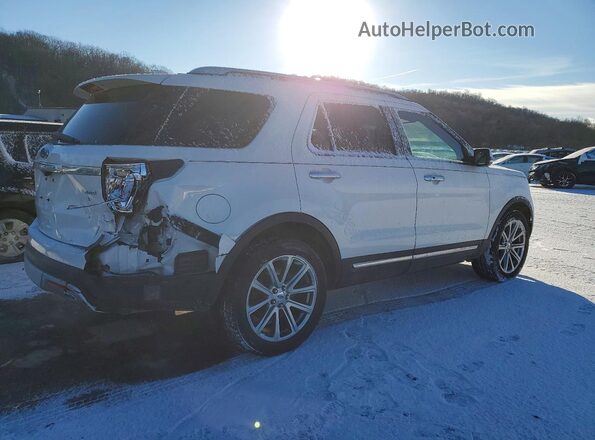 1FM5K8F82HGE20952 2017 FORD FORD EXPLORER Белый Задняя правая четверть