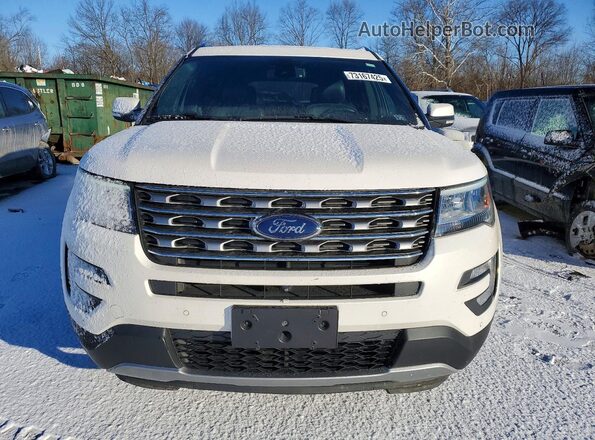 1FM5K8F82HGE20952 2017 FORD FORD EXPLORER Белый Вид спереди