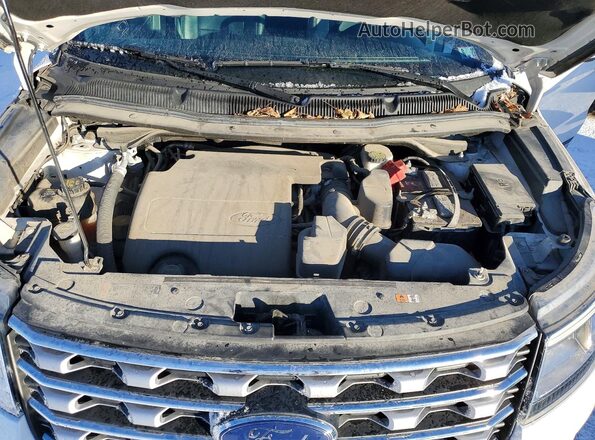 1FM5K8F82HGE20952 2017 FORD FORD EXPLORER Белый Вид подкапотного пространства
