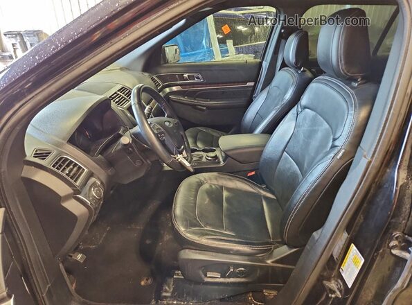 1FM5K8F83JGC85843 2018 FORD FORD EXPLORER Черный Вид салона спереди