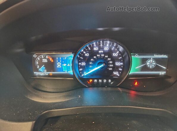 1FM5K8F83JGC85843 2018 FORD FORD EXPLORER Черный Вид щитка приборов