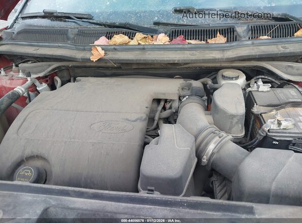 1FM5K8F85HGD73593 2017 FORD FORD EXPLORER Red Widok z tyłu