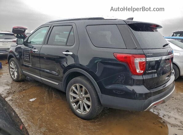 1FM5K8FH4HGA89811 2017 FORD FORD EXPLORER Черный Задняя левая четверть